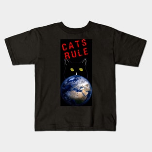 Cats Rule Kids T-Shirt